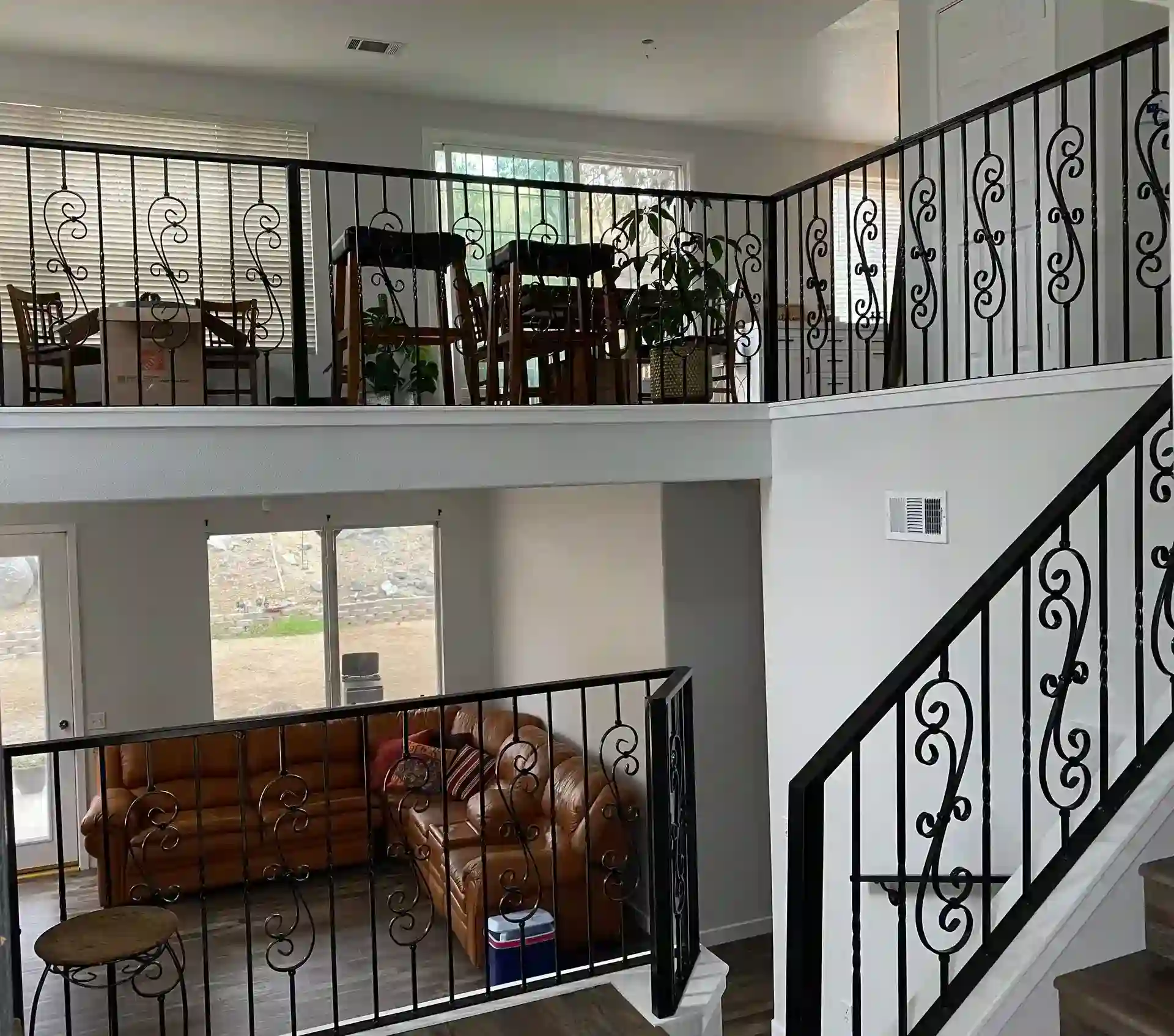 modern tri level home remodel interior